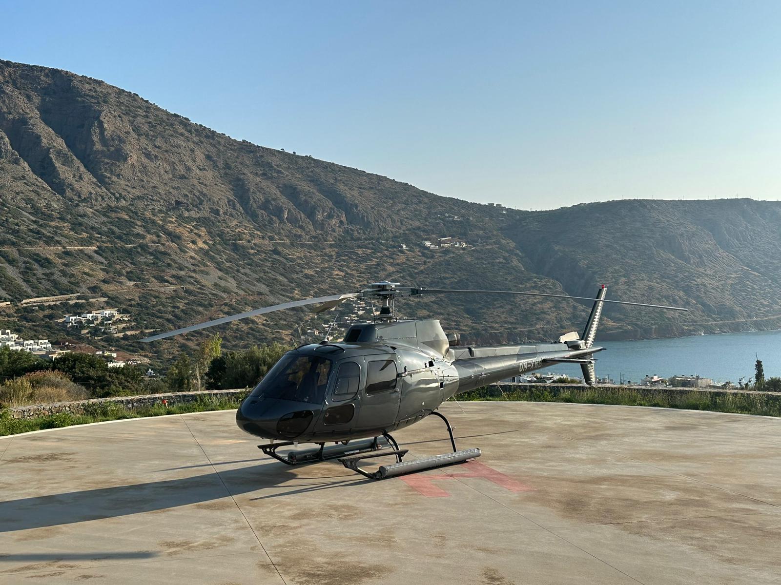 santorini rent point - rent helicopter in Santorini as350